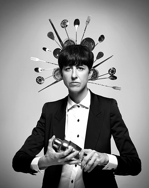 Photograph Eugenio Mazzinghi Ines De Los Santos Portait Of A Bartender on One Eyeland