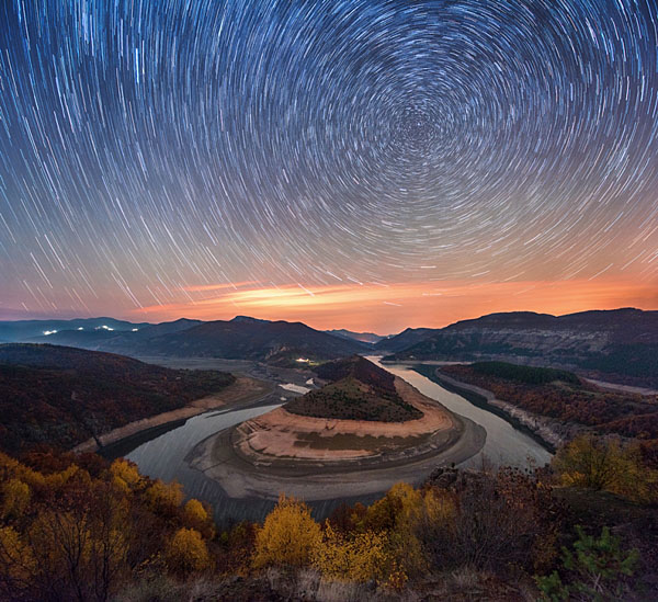 Photograph Ruslan Asanov Rhodope Meander Curved By Trails on One Eyeland