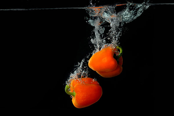 Photograph Steve Nozicka Orange Peppers on One Eyeland