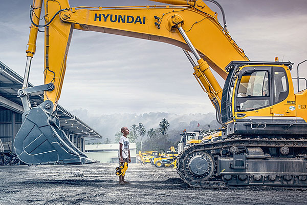 Photograph Sean Condon Digger on One Eyeland