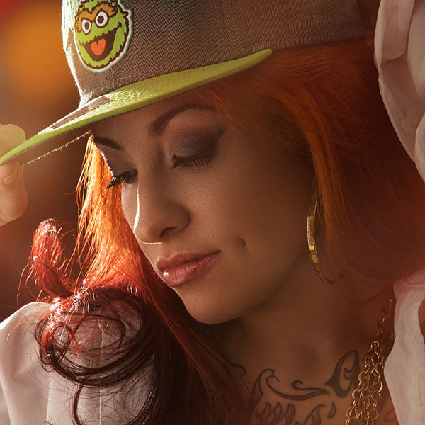 Photograph Mark Stout Woman In A Ballcap on One Eyeland