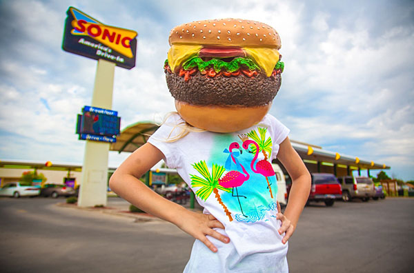 Photograph David Krovblit Sonic Burgerhead on One Eyeland