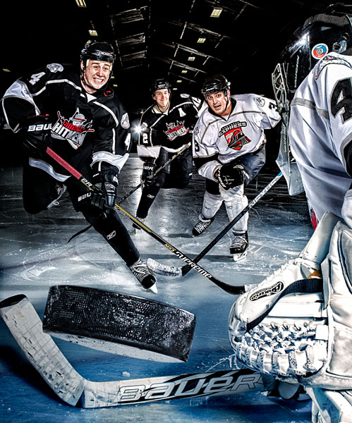 Photograph Scott Bell Ice Hockey on One Eyeland