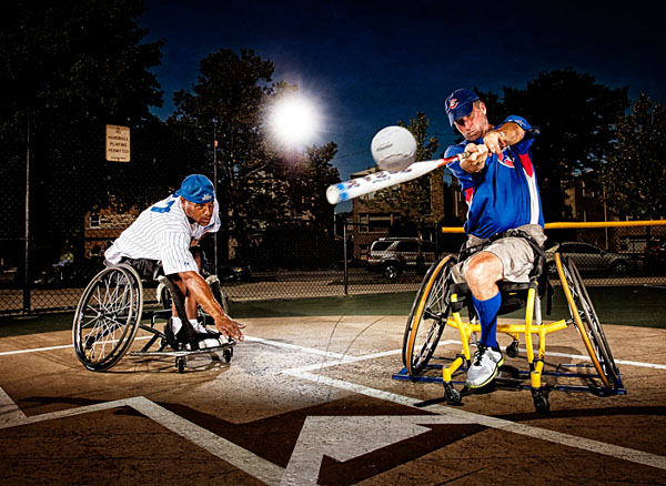Photograph Scott Bell Wheelchair Athletes on One Eyeland