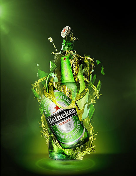 Photograph David Butler Heineken Explosion on One Eyeland