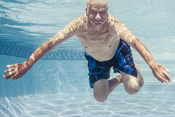 Photograph Jim Vecchione Adult Man Swimming on One Eyeland