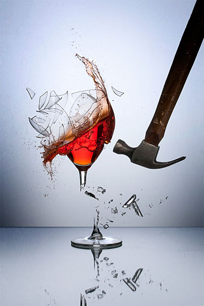 Photograph Pawel Kruchowski Smashing Glass on One Eyeland