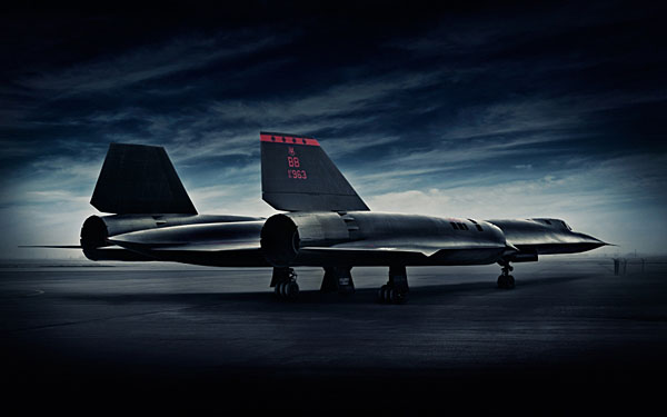 Photograph Blair Bunting Sr71 Blackbird on One Eyeland