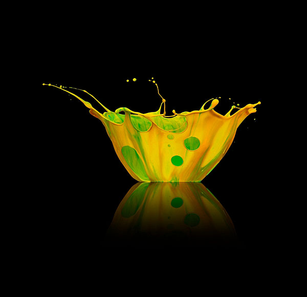 Photograph Don Farrall Yellow Paint Splash on One Eyeland