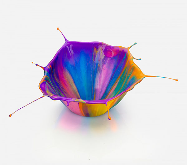 Photograph Don Farrall Colorful Paint Splash on One Eyeland