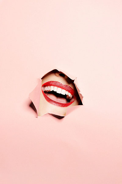 Photograph Elise Dumontet Pink On Lips on One Eyeland