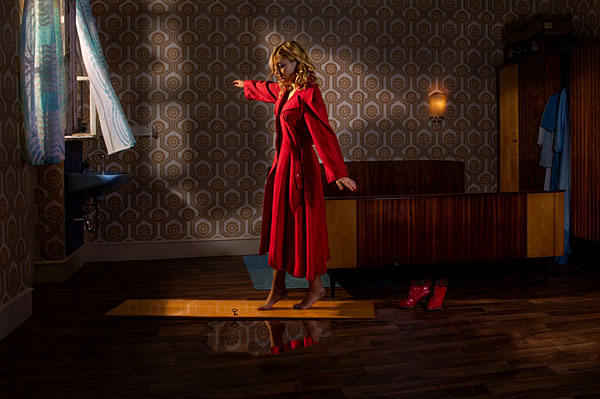 Photograph Horst Kistner Red Coat on One Eyeland