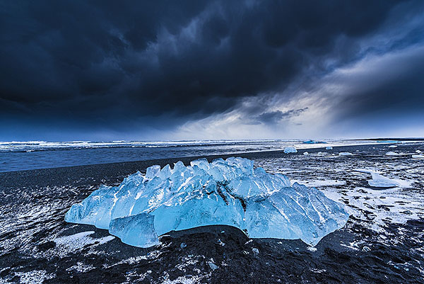 Photograph G Sharad Haksar Jagged Edge Iceland on One Eyeland