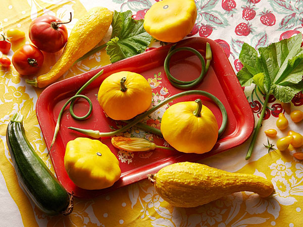 Photograph Deborah Fletcher Garden Fresh Veggies on One Eyeland
