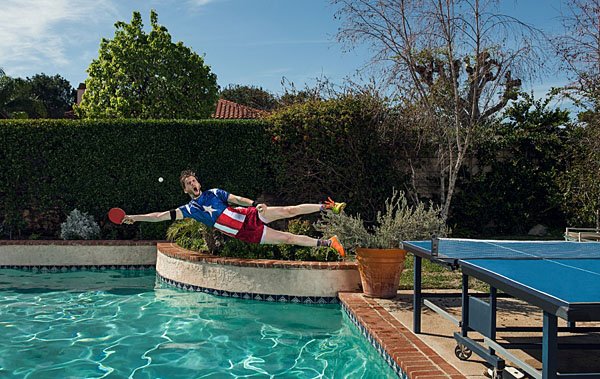 Photograph Kremer Johnson American Table Tennis on One Eyeland