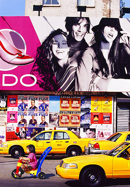 Photograph Mitchell Funk Soho Billboard on One Eyeland