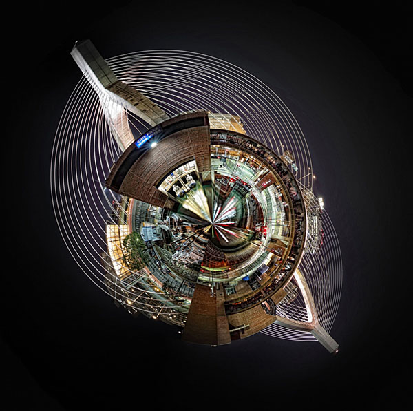 Photograph Andrzej Bochenski Boston Bridge Planet on One Eyeland