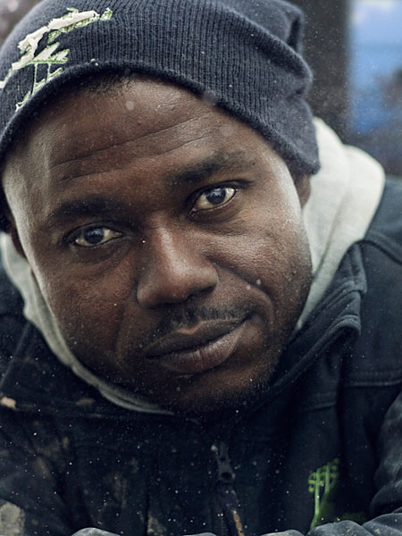 Photograph Paul Winter Mani The Plasterer on One Eyeland