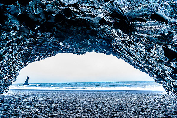 Photograph G Sharad Haksar The Cave With A View Iceland on One Eyeland