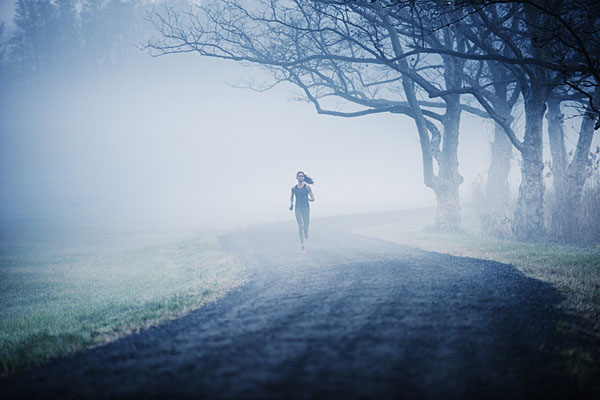 Photograph Laura Barisonzi Fog Jog on One Eyeland