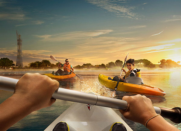 Photograph Habby Khalil Lia Kayaking on One Eyeland