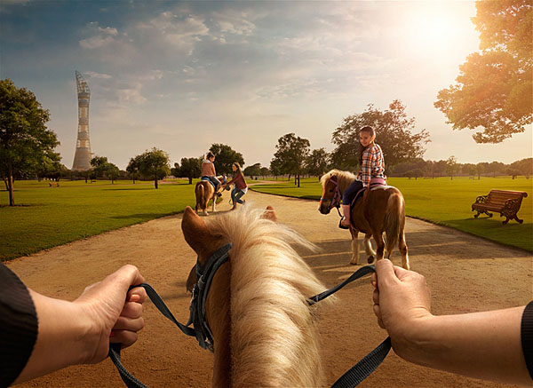 Photograph Habby Khalil Lia Horsing on One Eyeland