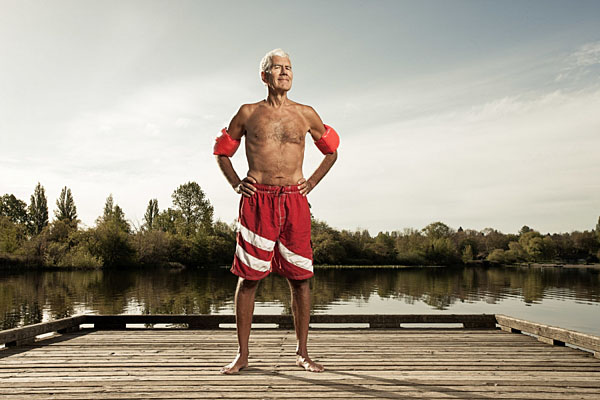 Photograph Peter Holst Old Swimmer on One Eyeland