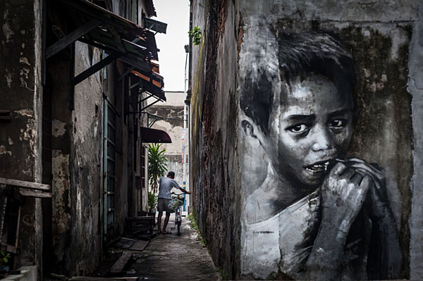 Photograph Israel Gutier Street Art Penang Malaysia on One Eyeland
