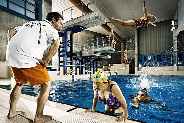Photograph Andreas Gemperle Golden Agers All Sports Team Platform Diving on One Eyeland