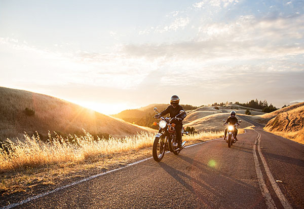 Photograph Matt Sartain Motorcyles On Mt Tam on One Eyeland