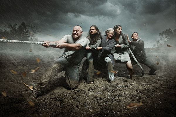 Photograph Peter Holst Tug Of War on One Eyeland