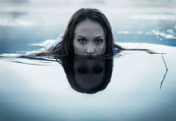 Photograph Weston Fuller Swan Reflection on One Eyeland