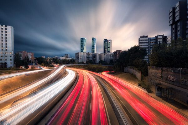 Photograph Antonio Prado Perez Madrid Trails on One Eyeland