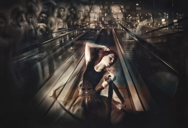 Photograph Ekaterina Zagustina Welcome To Void The Lost Stairway on One Eyeland