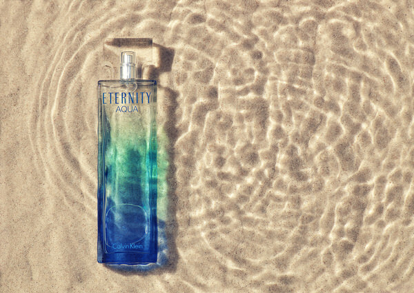 Photograph Mark Mawson Calvin Klein Eternity Aqua on One Eyeland