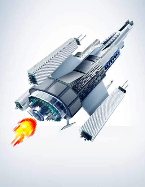 Photograph Ray Massey Rocket on One Eyeland