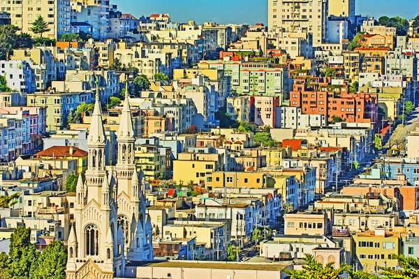 Photograph Mitchell Funk Russan Hill View on One Eyeland