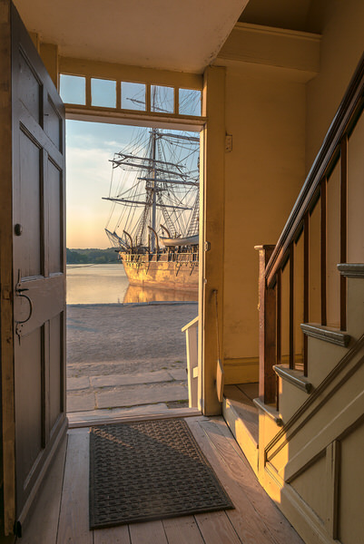 Photograph Stephen Sisk View From The Burrows House  Sunset on One Eyeland