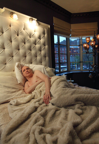 Photograph Tom Atwood Charles Busch on One Eyeland