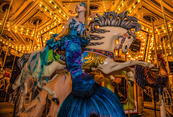 Photograph Haseo Hasegawa Mermaid Of The Merry Go Round on One Eyeland