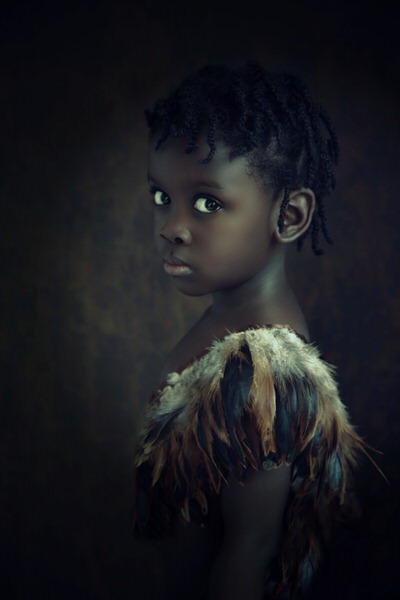 Photograph Reiny Bourgonje African Girl on One Eyeland