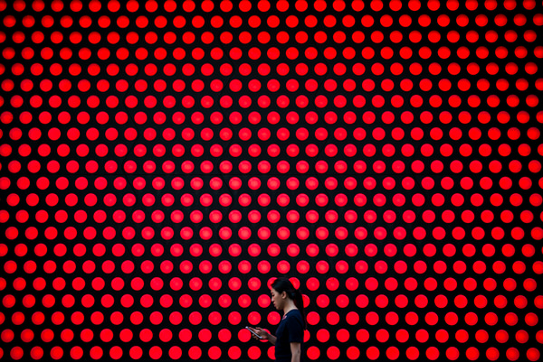 Photograph Keith Tsuji Red Dots on One Eyeland