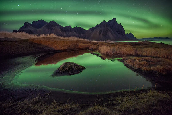 Photograph Peter Svoboda Mirror With Night Lights on One Eyeland