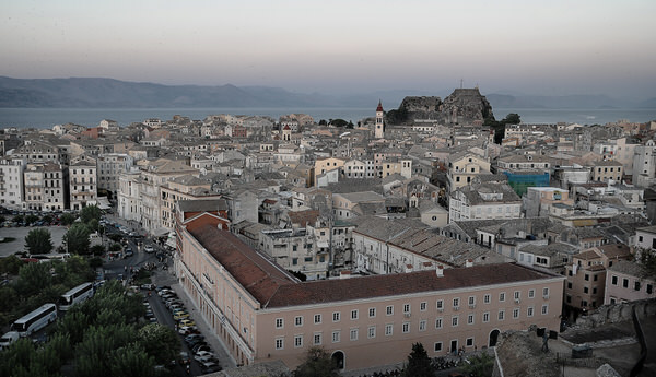 Photograph Spyros Mouzakitis Corfu Old Port on One Eyeland
