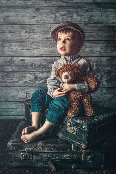 Photograph Juhamatti Vahdersalo Little Boy Blue on One Eyeland