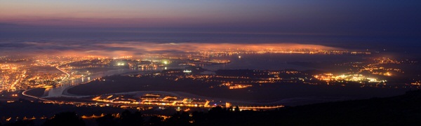 Photograph Claudiano Cuevas Bay And Night Lights on One Eyeland