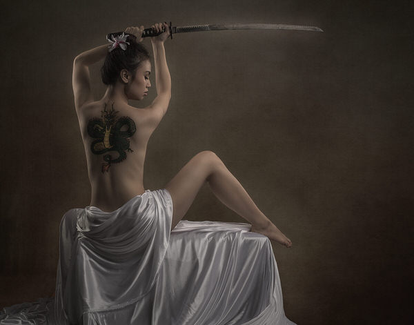 Photograph Peter Rooney Warrior Princess on One Eyeland