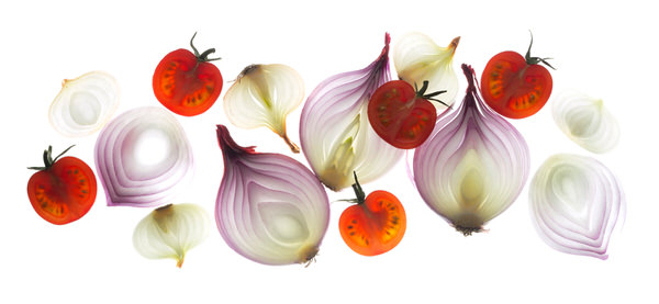 Photograph Rich Begany Onion Tomato Toss Up on One Eyeland