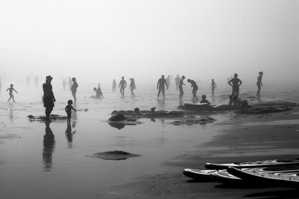 Photograph Sebastian Klejsa When The Fog Coming On The Beach on One Eyeland