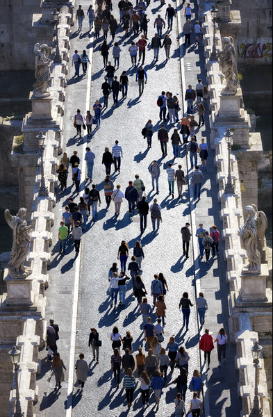 Photograph Chris Frazer Smith Ponte Sant Angelo Rome on One Eyeland
